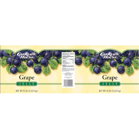 Carriage House 8lbs Grape Jelly, PK6